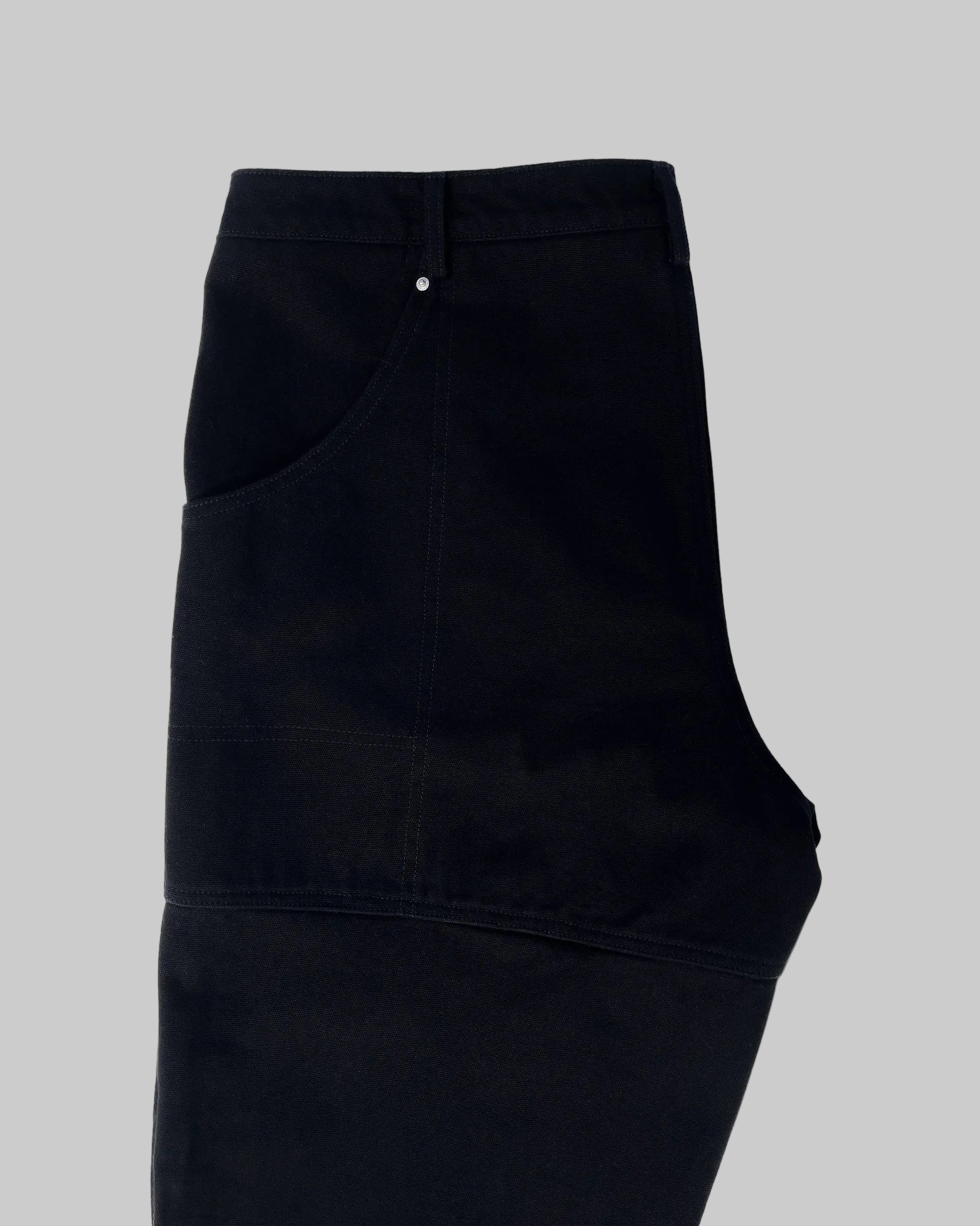 Black pants on a white background